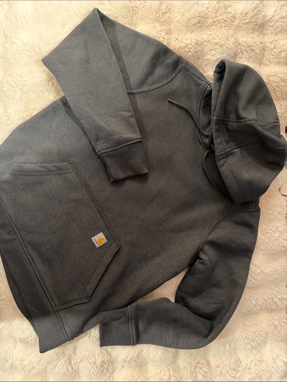 Carhartt Charcoal Pullover Hoodie
